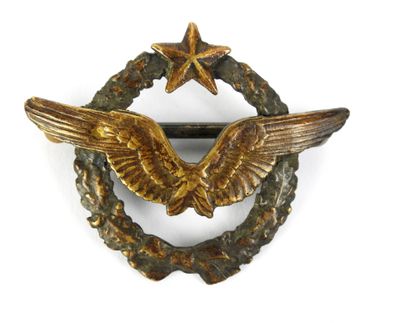 l'image d'un insigne orné de deux ailes et d'une étoile au centre