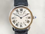 gros plan d'une montre-bracelet avec des chiffres romains