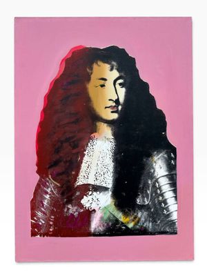 an image of a painting of a woman with long hair
