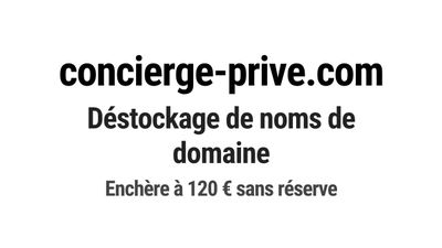 Nom de domaine concierge-prive.