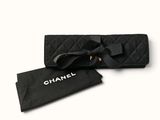 trousse de voyage matelassée noire Chanel