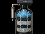 a water filtrator with a pump attached to it