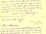 a handwritten letter from the president of the united states
