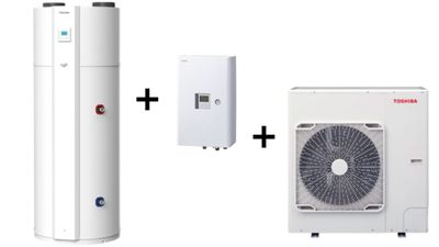 PACK AIR/EAU Toshiba Neuf - Composé d'une pompe à chaleur (H…