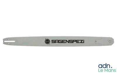 a close up of a saw blade on a white background