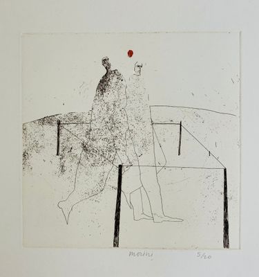 une image représentant un dessin d'un homme et d'une femme assis sur un banc