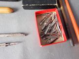 many different tools that are laying out on a table