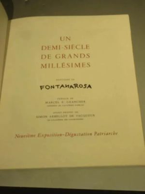 243.52 - UN Demi Siecle DE Grand Millesimes, Illustrations F…