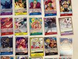 a picture of a collection of pokemon cards on a table