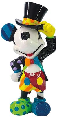 Romero Britto Sculpture "Mickey Mouse avec chapeau", fonte