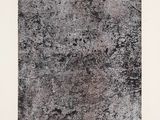 an image of a black and white painting on a white wall