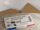 a roll of paper that has been wrapped in plastic