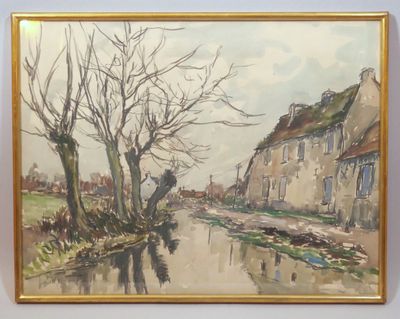 Fernand HERBO (1905-1995) - Peintre de la Marine en 1944