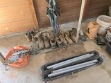 a lot of tools that are sitting on the floor