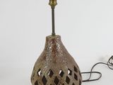 a small lamp that is sitting on a table