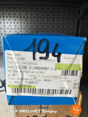 UN FILTRE A CARBURANT REF 5239165 - Photo 1