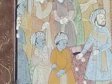 a picture of a painting on the wall of a building