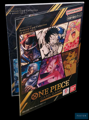 Boîte du jeu de cartes de l'anime One Piece sur fond noir