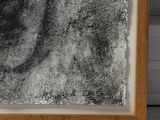 an image of a picture of a black and white picture of a cat