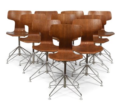 Arne JACOBSEN (1902-1971) Designer & Fritz HANSEN Éditeur - Photo 1