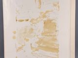 an image of a picture of a piece of paper with a brown stain on it