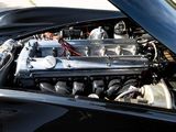 a close up view of the engine of a classic car
