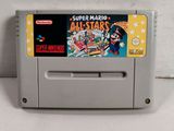 a close up of a nintendo game on a white surface