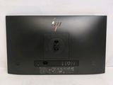 the back panel of a laptop computer with a keyboard and mouse
