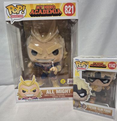 Figurine Funko Pop en vinyle représentant All Might, tirée de « My Hero Academia »
