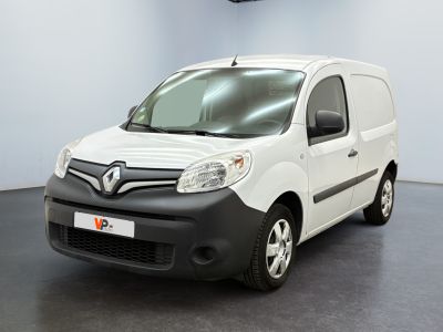 a picture of a white van parked in a room