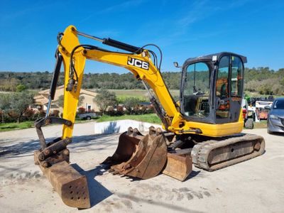 MINI PELLE JCB 8055 ANNEE 2012 - Energie : Go - Couleur : JA…