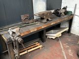 an image of a workbench with tools on it