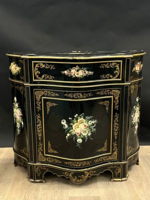 Meuble à hauteur d'appui en aggloméré recouvert d'un vinyle …