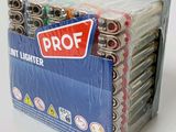 a box of batteries that are sitting on a table
