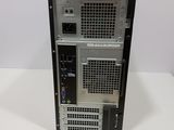 a close up of a computer tower on a white surface