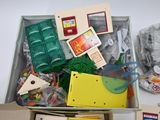a box full of assorted items that are in the box