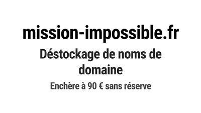 Nom de domaine mission-impossible.