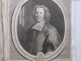 an old picture of a man in a black dress