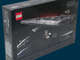 a box of lego star wars sets on a blue background