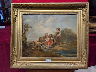 une photo d'une peinture exposée dans un musée
