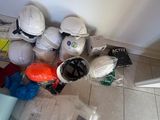 a lot of stuff on the floor in the room