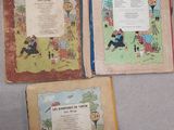 four children ' s books on the wall next to each other