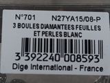 a close up of a label on a piece of jewelry