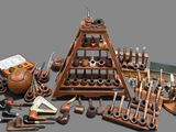 many different types of pipes and pipes in this picture
