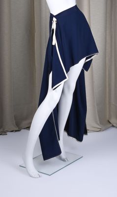 GAULTIER JUNIOR Sur-jupe asymétrique mini devant, longue der… - Photo 1