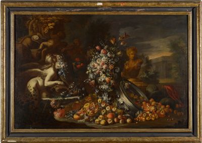 Nicola Cassisa (actif vers 1680 - vers 1731), "Nature morte …