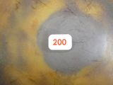 une photo d'une photo d'une assiette de nourriture sur laquelle figure le chiffre 200