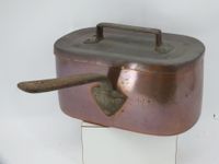 Lot en cuivre comprenant une daubière et une braisière (photo 4)