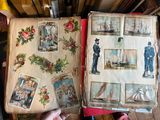 a person holding an open book with pictures on it