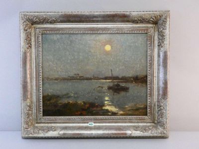 une image d'une image d'une peinture d'un bateau dans l'eau